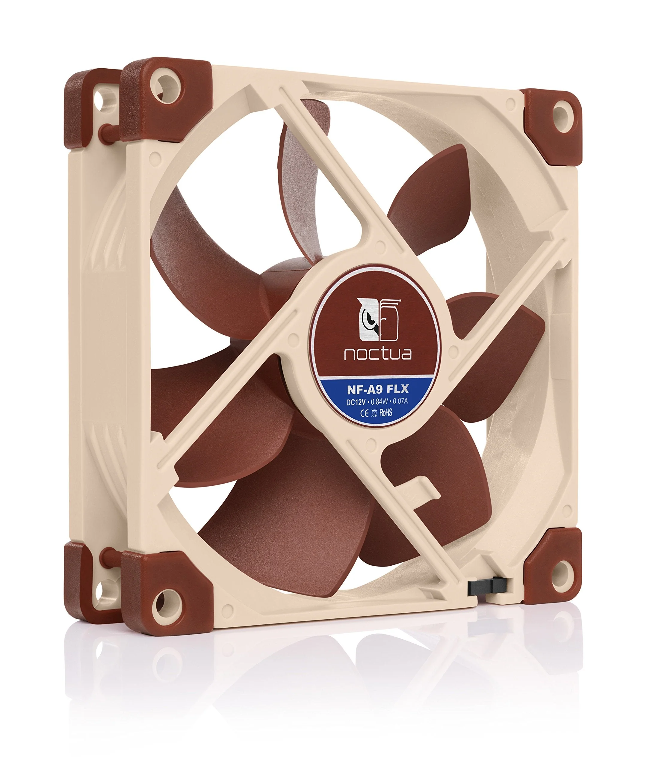 Noctua NF-A9 FLX, Premium Quiet Fan, 3-Pin (92mm, Brown) - Image 2
