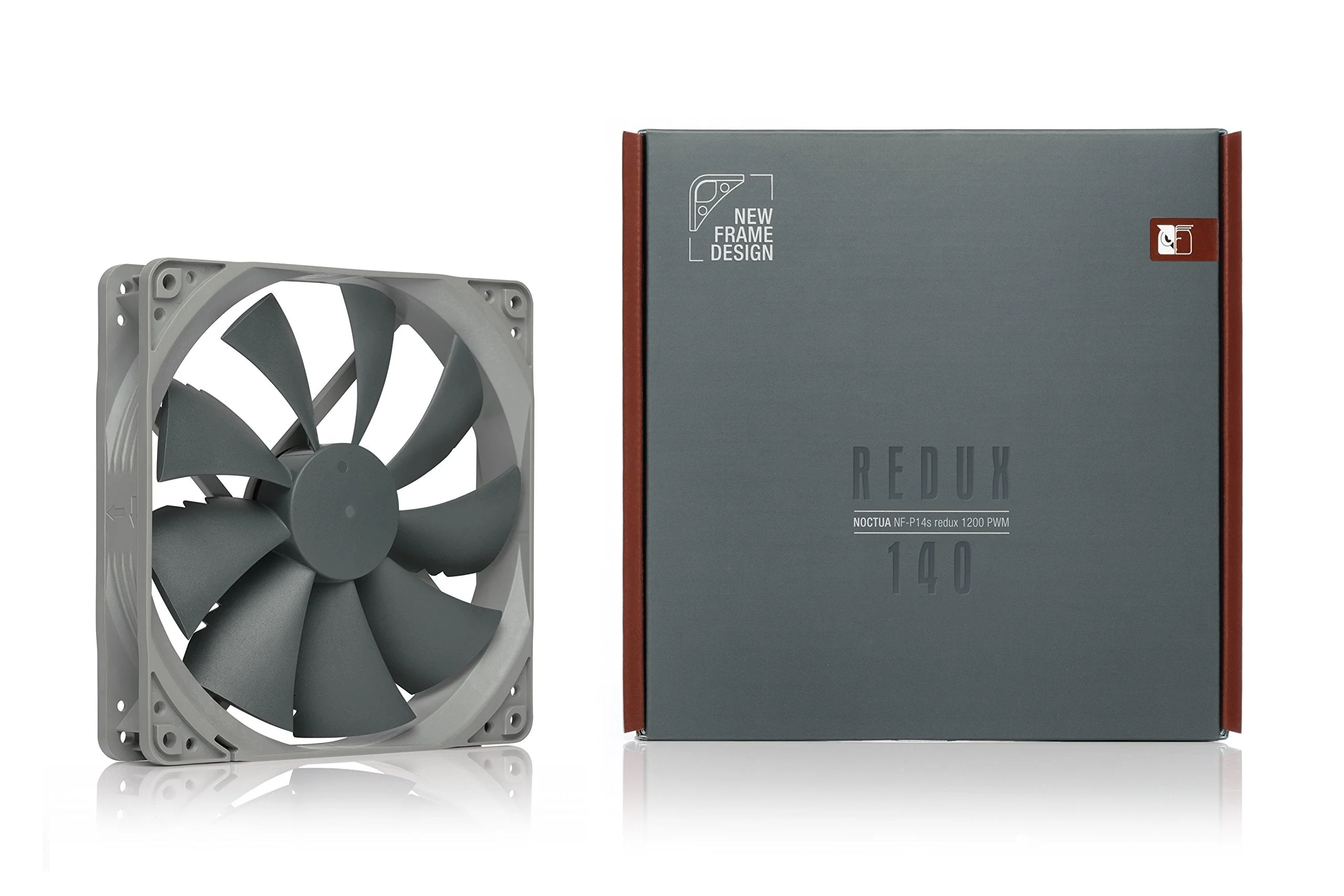 Noctua NF-P14s redux-1200 PWM, Quiet Fan, 4-Pin, 1200 RPM (140mm, Grey) - Image 4