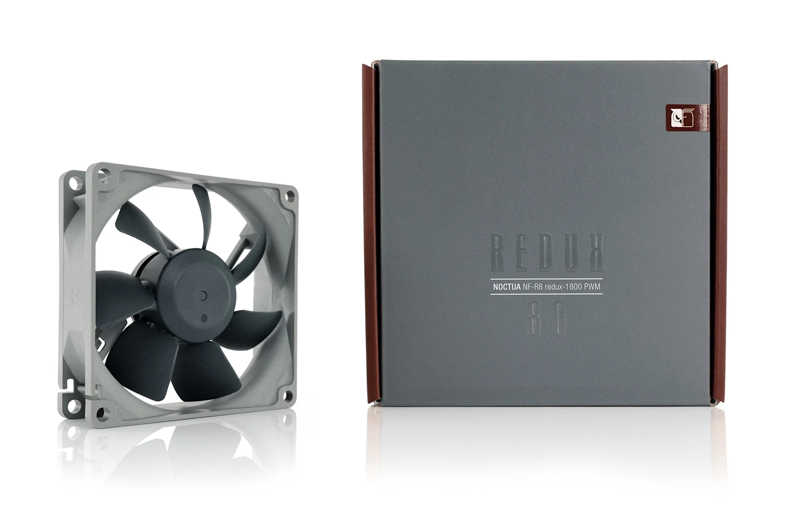 Noctua NF-R8 redux-1800 PWM, High Performance Cooling Fan, 4-Pin, 1800 RPM (80mm, Grey) - Image 3