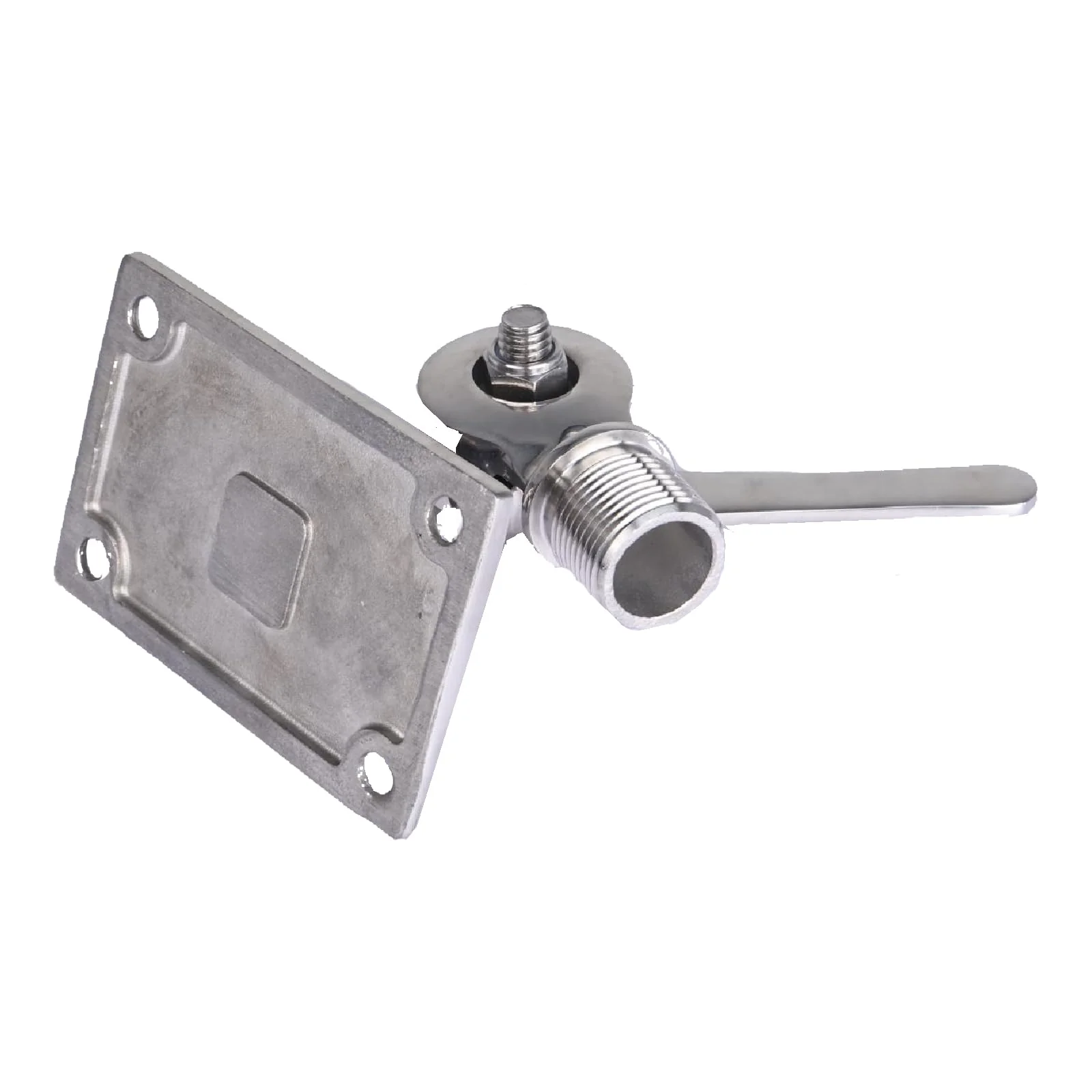 NovelBee Marine VHF Antenna Mount,316 Stainless Steel Antenna Adjustable Base Bracket Holder for Boats - Image 6
