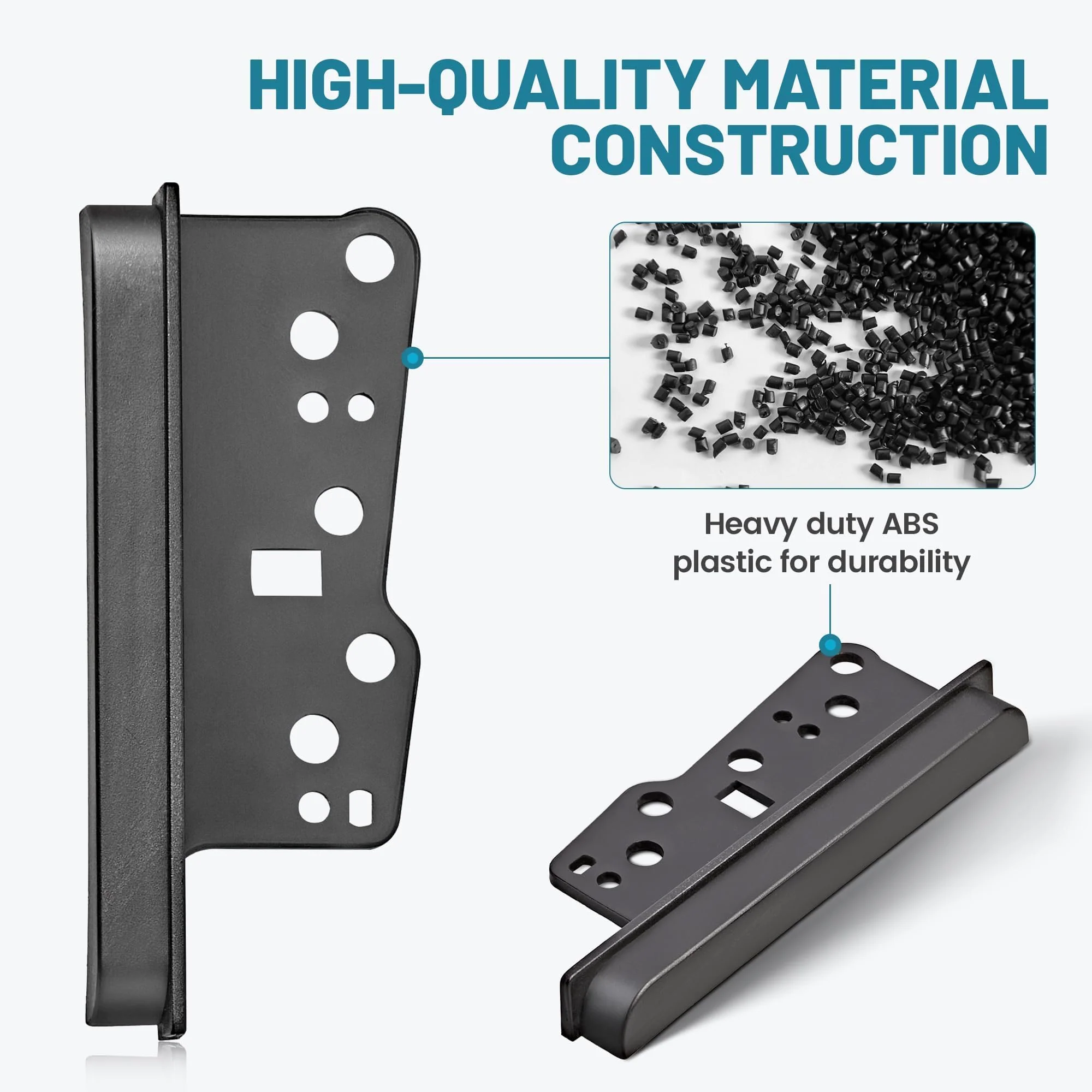 NuIth Double DIN Aftermarket Radio Installation Dash Kit for Select 1997-2009 Toyota Camry/Avalon/Corolla 2004-2010 Scion XB/TC, DDIN Multi Radio Dash Stereo Mounting Installation Trim Bezel Kit - Image 8