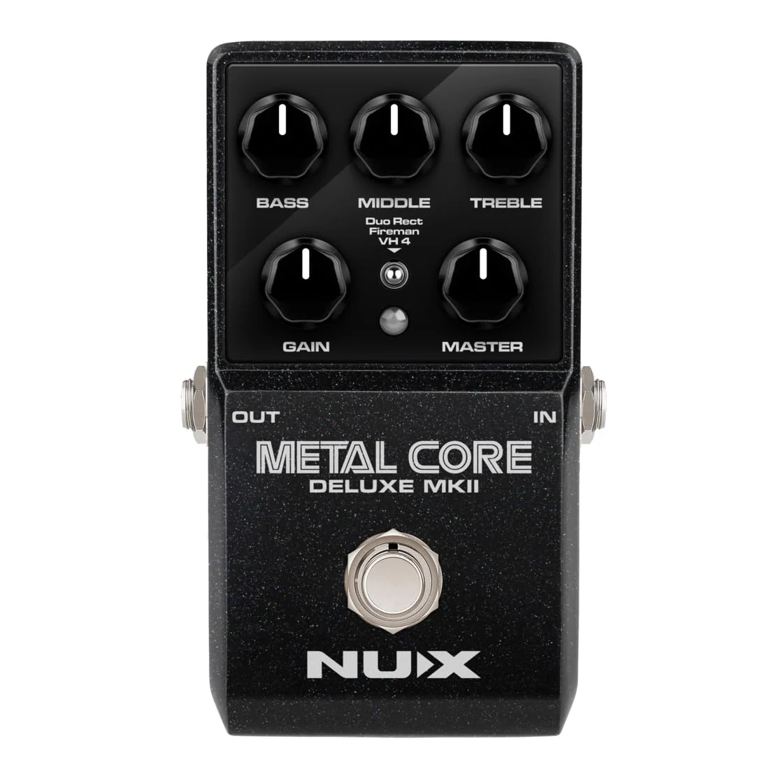 NUX Metal Core Deluxe MKII High Gain Preamp Pedal with 3 Distinctive High Gain Amp Models - Image 2