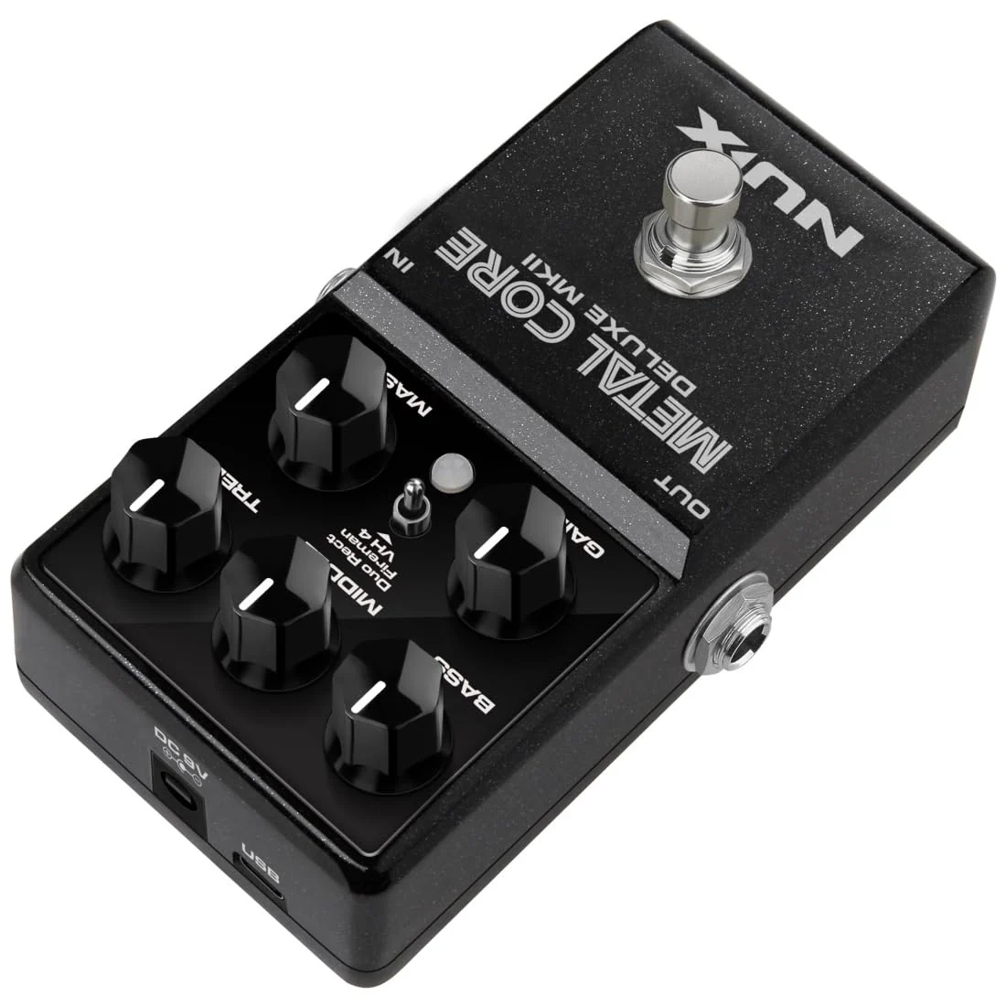 NUX Metal Core Deluxe MKII High Gain Preamp Pedal with 3 Distinctive High Gain Amp Models - Image 3