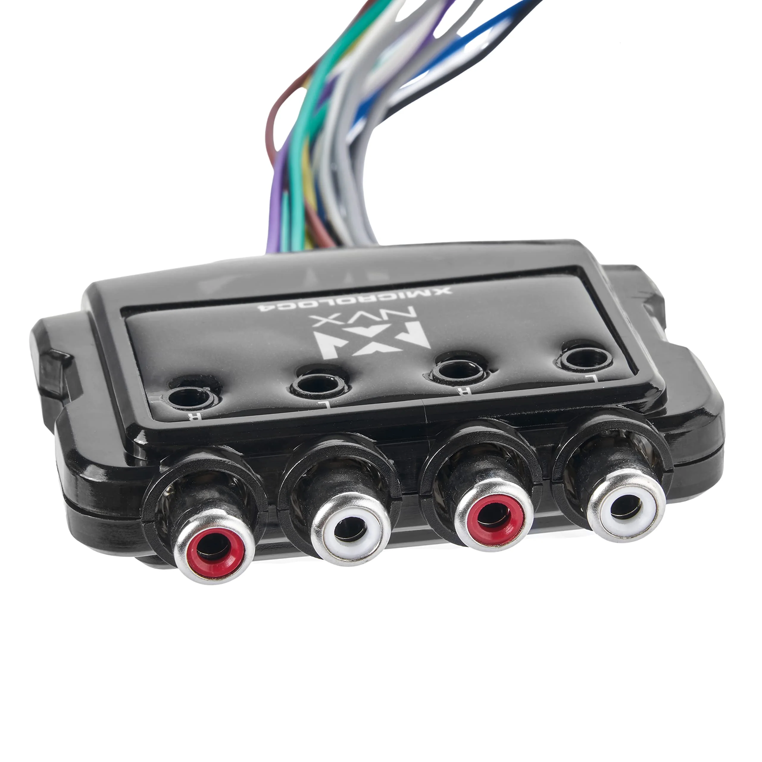 NVX XMICROLOC4 | 600W 4-Channel Speaker Cable to RCA Adjustable Line Output Converter with Remote Turn On Trigger - Image 3