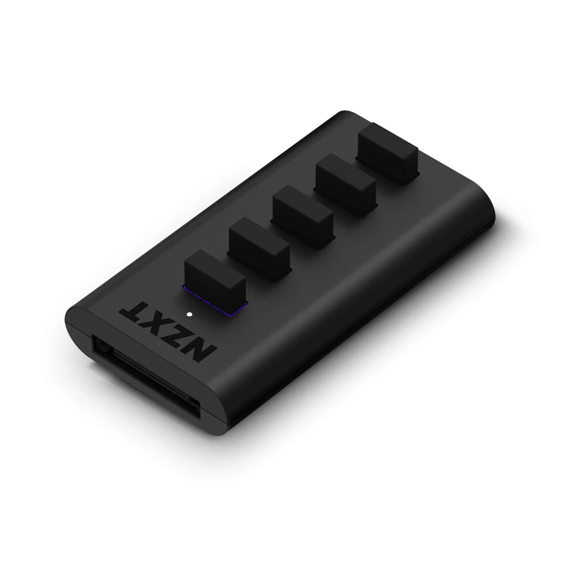 NZXT Internal USB Hub 3 - AC-IUSBH-M3 - 4 Internal USB 2.0 Ports - 3M Dual Lock Tapes - Magnetic Body - Plug and Play - Image 4