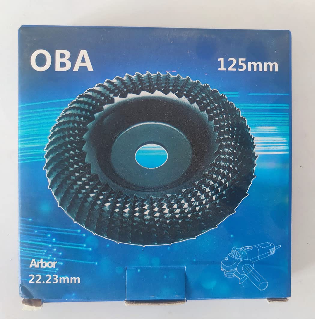 OBA Wood Carving Disc for Angle Grinder 125mm, 2Pcs Angle Grinder discs for Carving Grinding Shaping Modeling Material Removal - Image 8