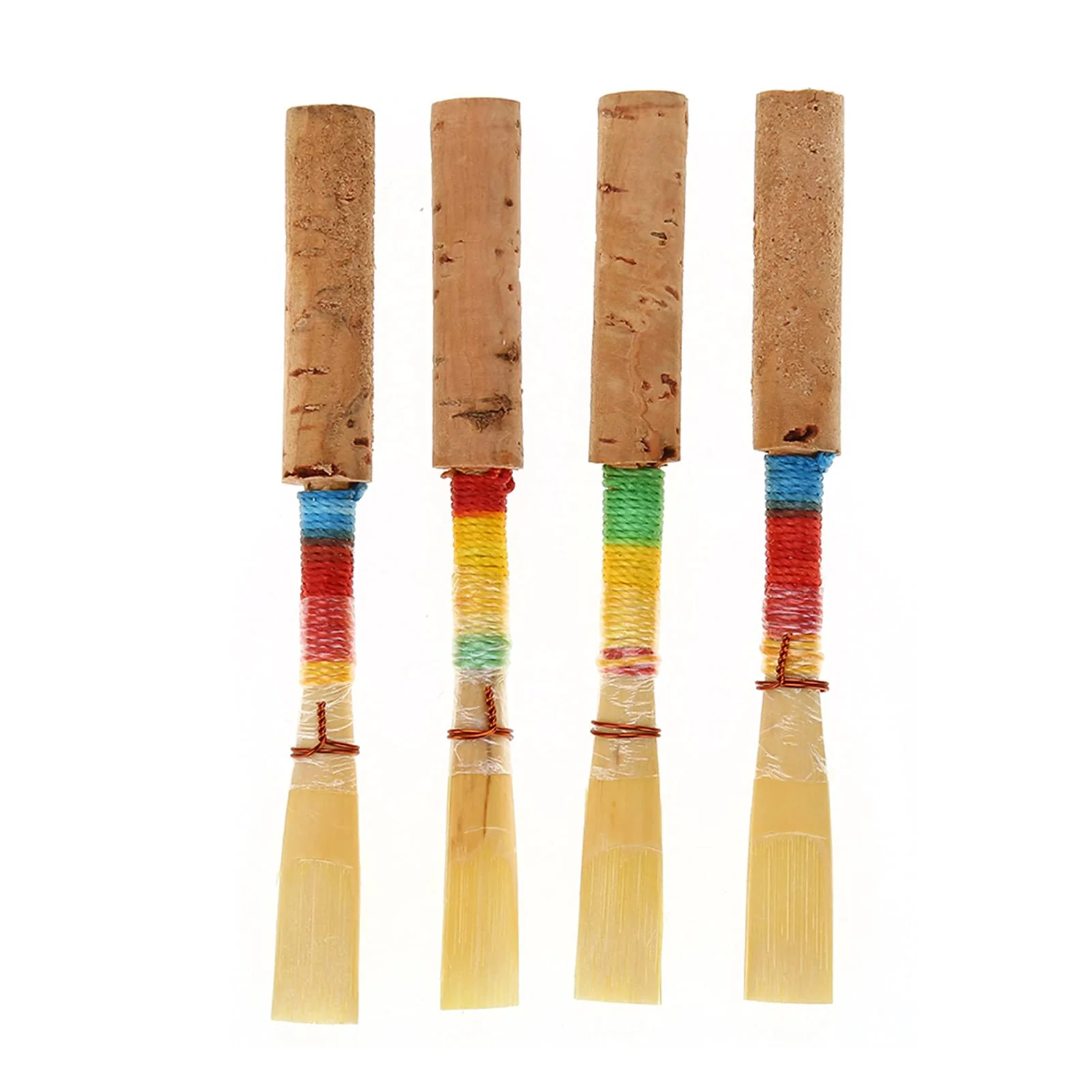 Oboe Reeds Beginner, 4 Pcs Oboe Reeds Medium Soft Oboe Reed Universal Oboe Repair Reed Soft Hand-made Clarinet Reeds with Plastic Storage Box Portable Oboe Reed for Wind Instrument Replacement - Image 3