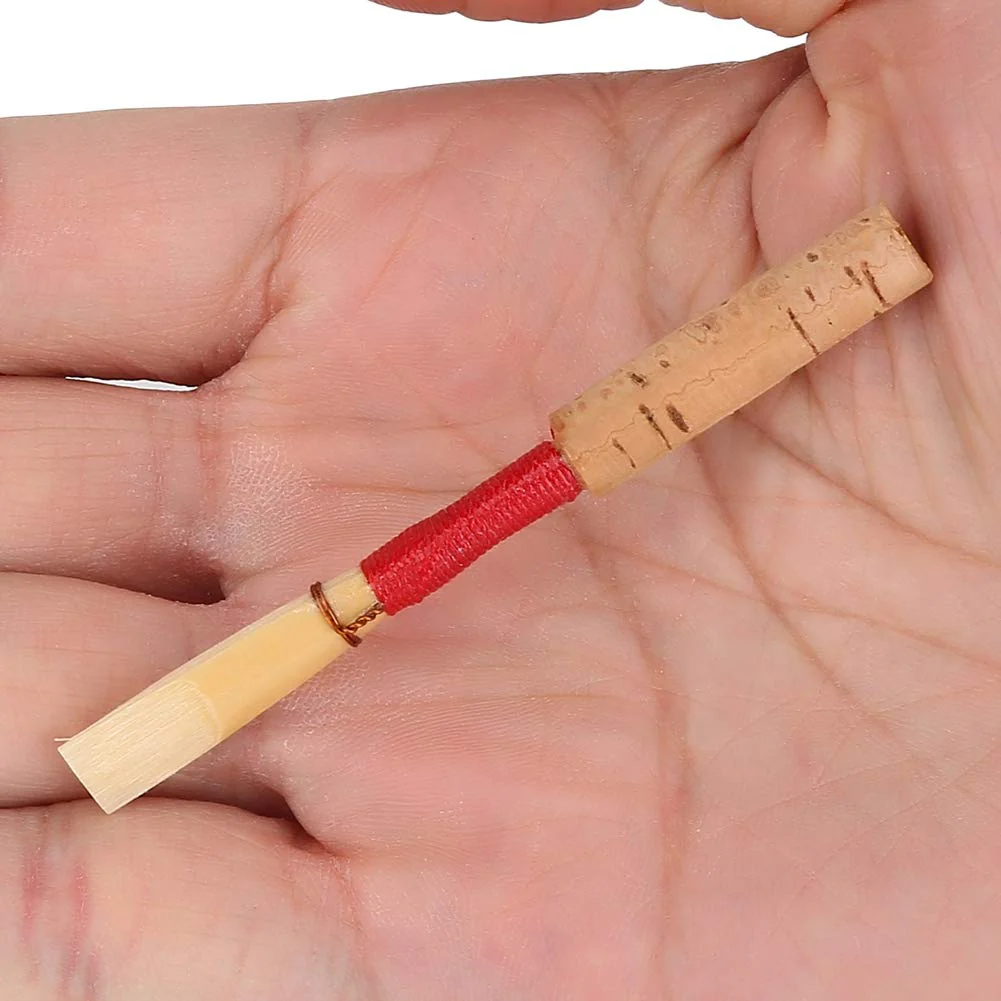 Oboe Reeds, Pack of 5 Bamboo Oboe Reeds Medium Soft Handmade Oboe with Transparent Storage Case Medium Strength Instrument Accessories For Beginners Oboe Accessories - Image 6