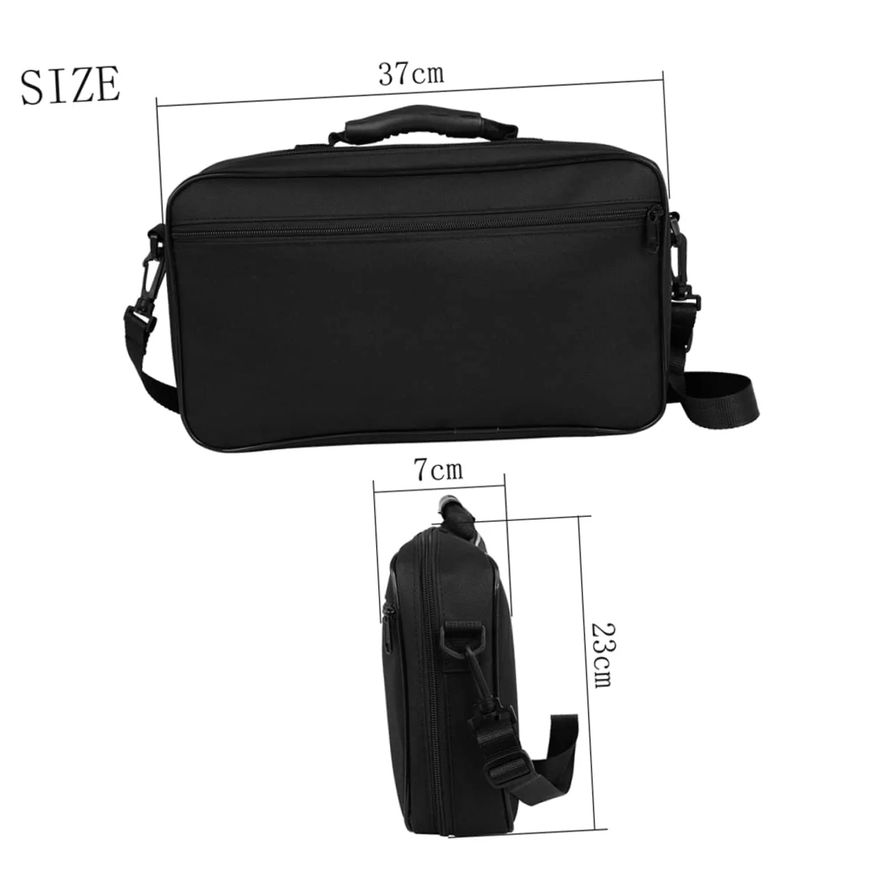 Oboe Storage Bag Oboe Shoulder Bag Oboe Music Instrument Oboe Carrying Pouch Black Tote Bags Shoulder Tote Bag Black Shoulder Bag Instrument Bag Oboe Carrying Bag Oboe Bag - Image 6
