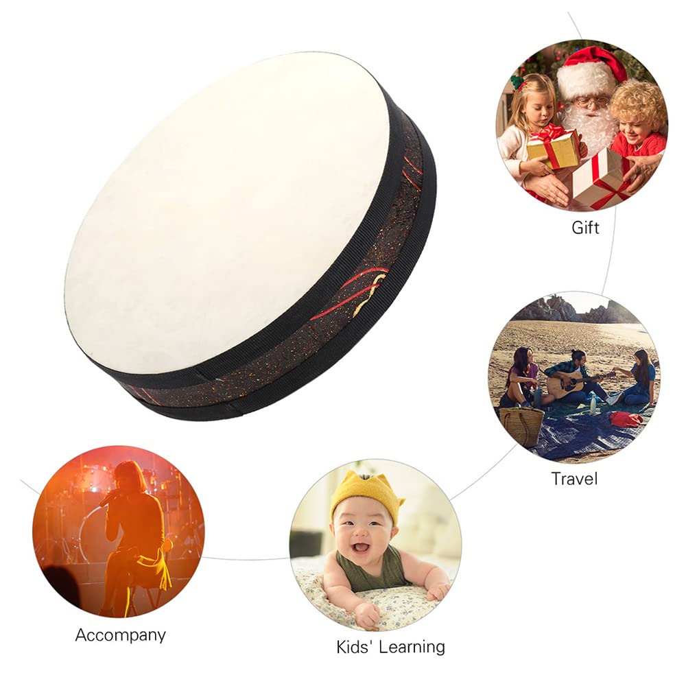 Ocean Wave Bead Drum Gentle Sea Sound Musical Instrument - Image 4