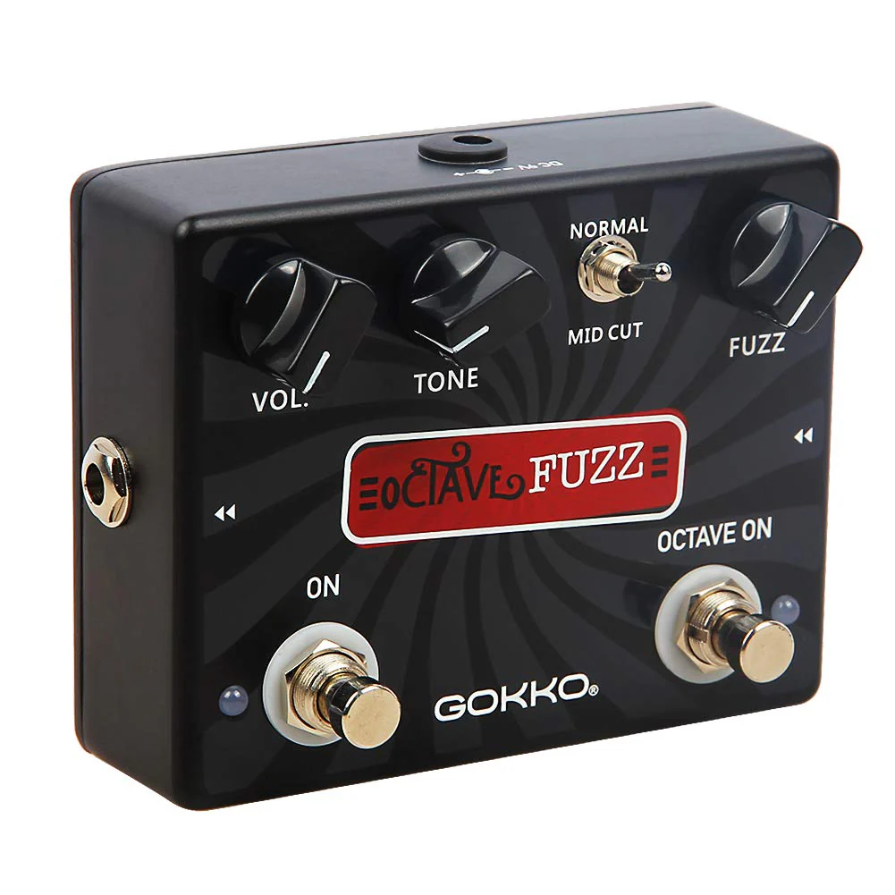 OCTAVE FUZZ GK-31 - Octave - Up Fuzz Guitar Effects Pedal with Mid - Cut Switch & True Bypass - Durable Aluminum Alloy Casing - Image 4