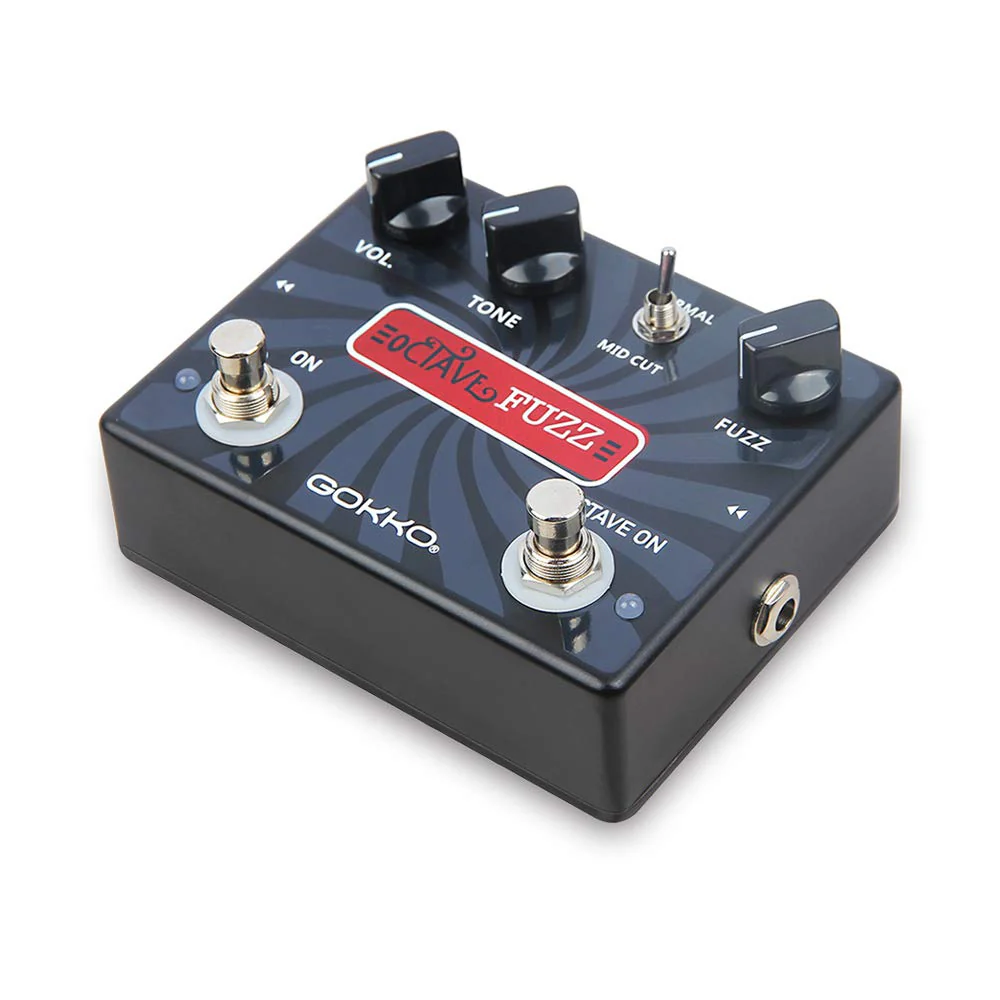 OCTAVE FUZZ GK-31 - Octave - Up Fuzz Guitar Effects Pedal with Mid - Cut Switch & True Bypass - Durable Aluminum Alloy Casing - Image 5
