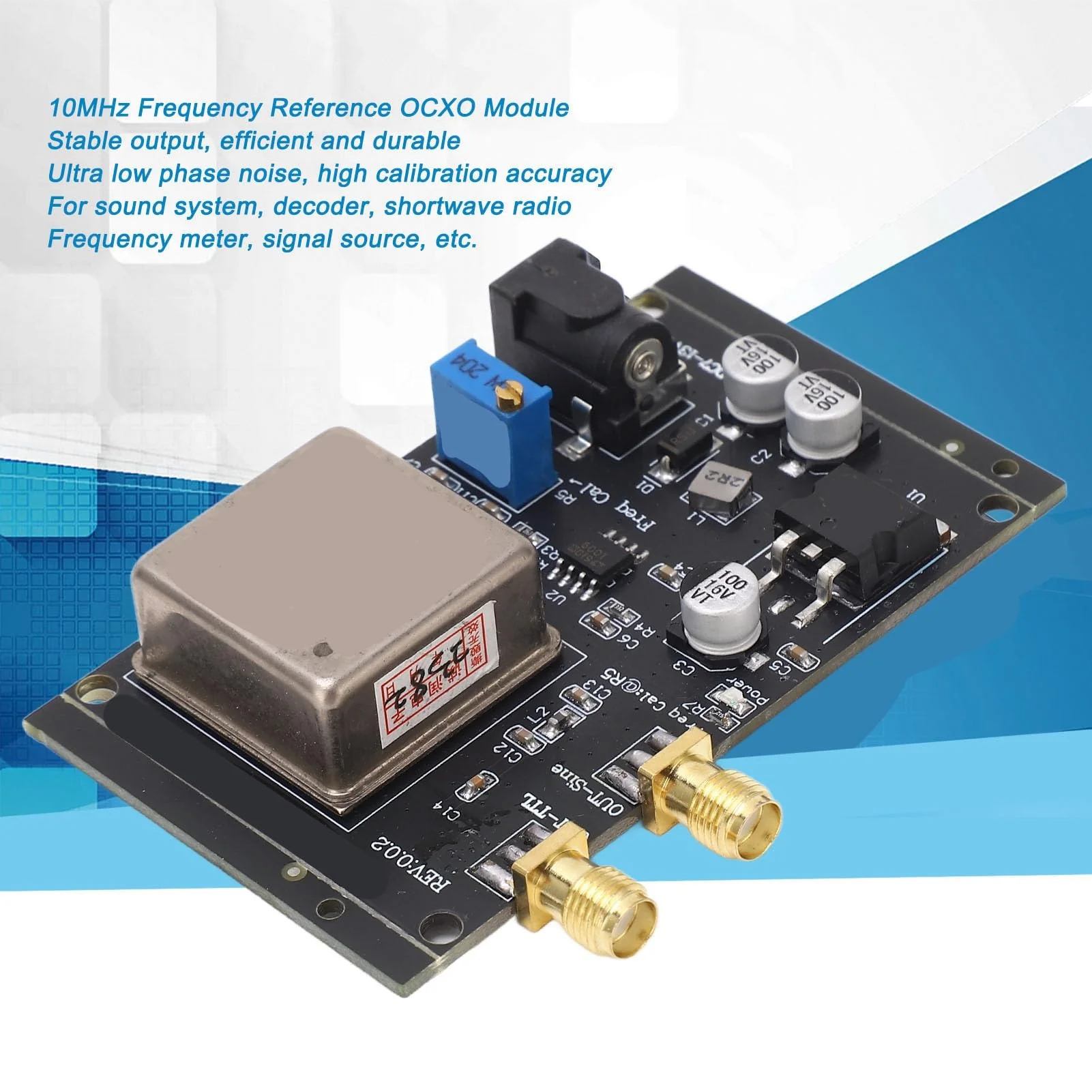 OCXO 10MHz Frequency Standard Reference Module Electric and Electric for Accurate Stability - Image 2