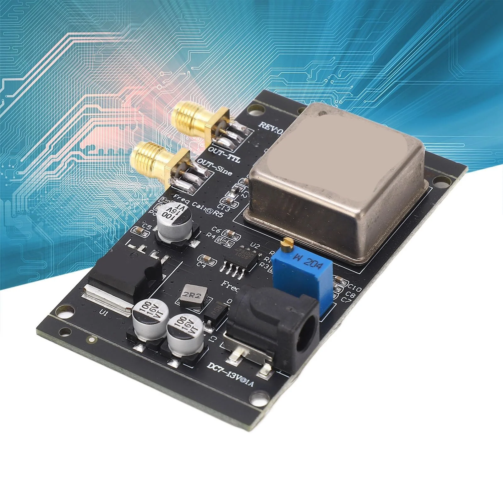 OCXO Frequency Reference Source Board 10MHz Quartz Oscillator Thermostat Board - Image 7