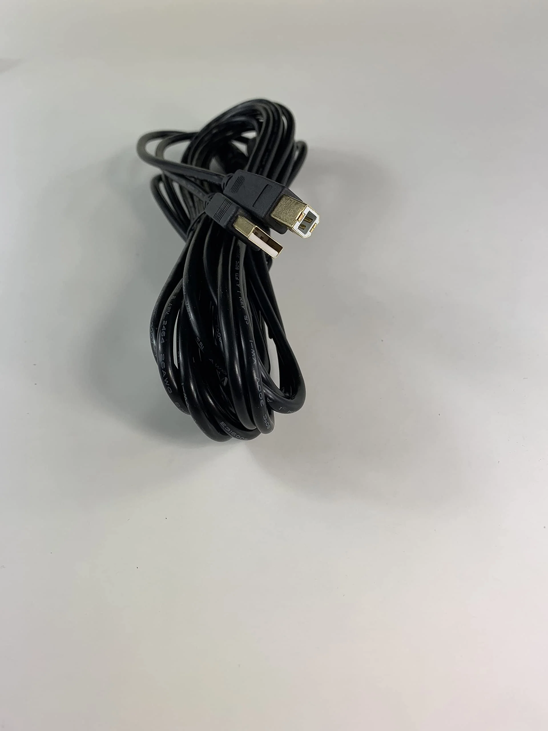 OMNIHIL 15FT High Speed USB 2.0 Cable Compatible with Epson WorkForce ES-580W Scanner - Image 2