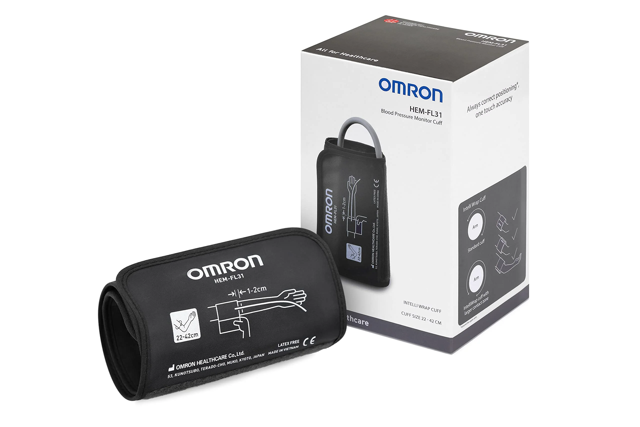 Omron (cm 2 Medium Blood Pressure Monitor Cuff (22-32 cm) - Image 3