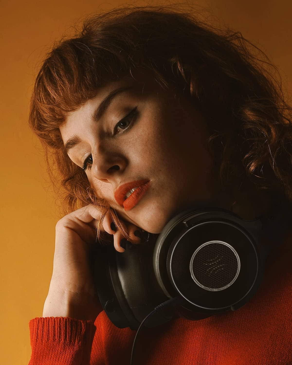 OneOdio Monitor 60 Professional Studio Headphones - Recording Wired Over Ear Headphones, Hi-Res Audio, Soft Comfortable Earmuffs, 6.35mm Adapter for Tracking Mixing DJ Mastering Broadcast-Black Black - Image 2