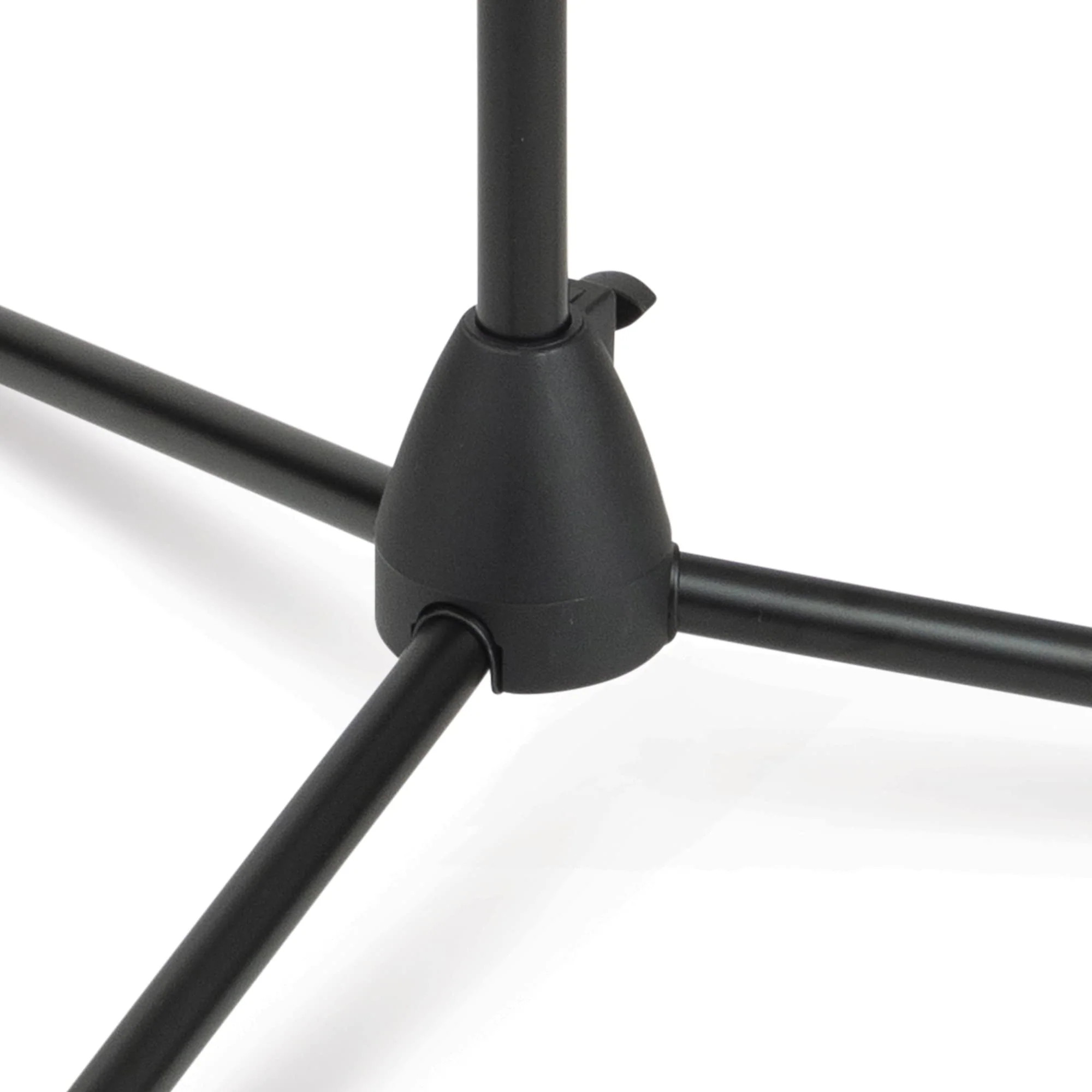 OnStage On-Stage MS7700B Tripod-Base Mic Stand (Setup for Vocal and Instrument Microphones, Adjustable Height, 5/8″-27 Threading, Portable, Folding, Nonslip Rubber Feet, Cable Clip, Steel, Black) - Image 6