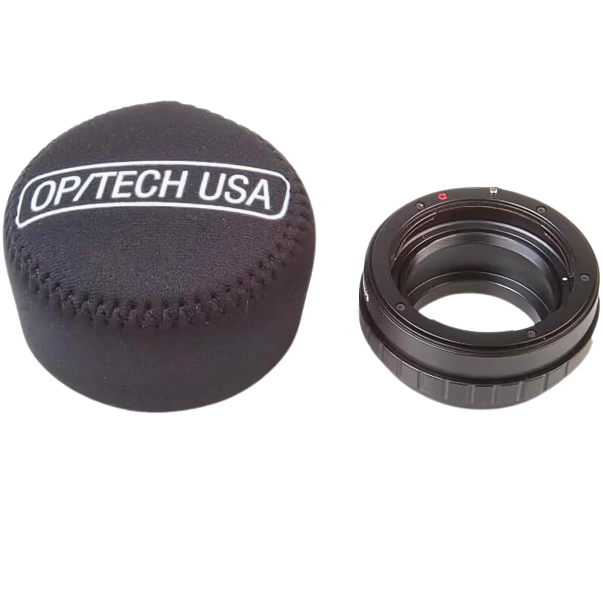 OP/TECH USA Fold-Over Neoprene Lens Pouch – Camera Lens Case for safe Lens Cover storage, Great for Photography & outdoor shoot, Keeps your Lens secure with No-Lose Lid-253 (Black) - Made in USA 253 - Image 4