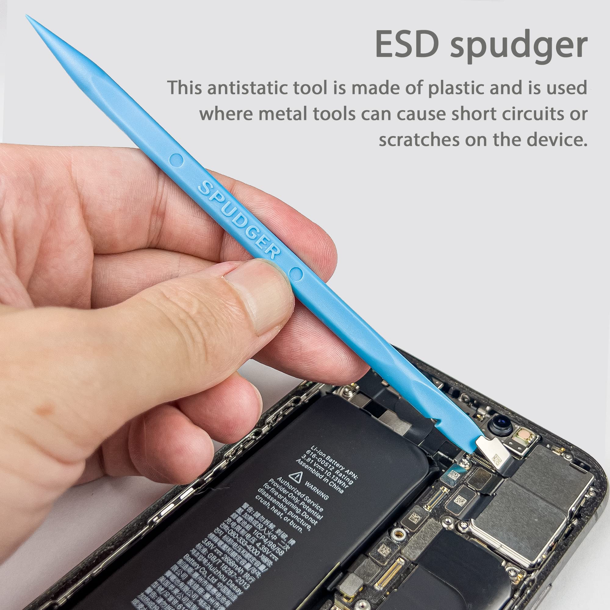 Opening Tools for Electronics Repair - Safely Disassemble Your Cell Phone, Smartwatch, Camera, Drone, Laptop, Tablet 15-in-1 - Image 4