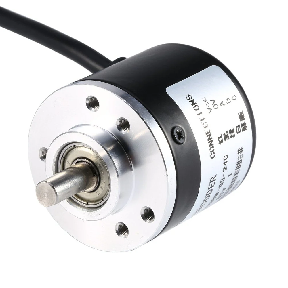 Optical Encoder AB Rotary Encoder, 2 Phase Waves, Incremental Encoder, Photoelectric Incremental Encoder, 6 mm, 600P/R. Incremental Encoder - Image 3