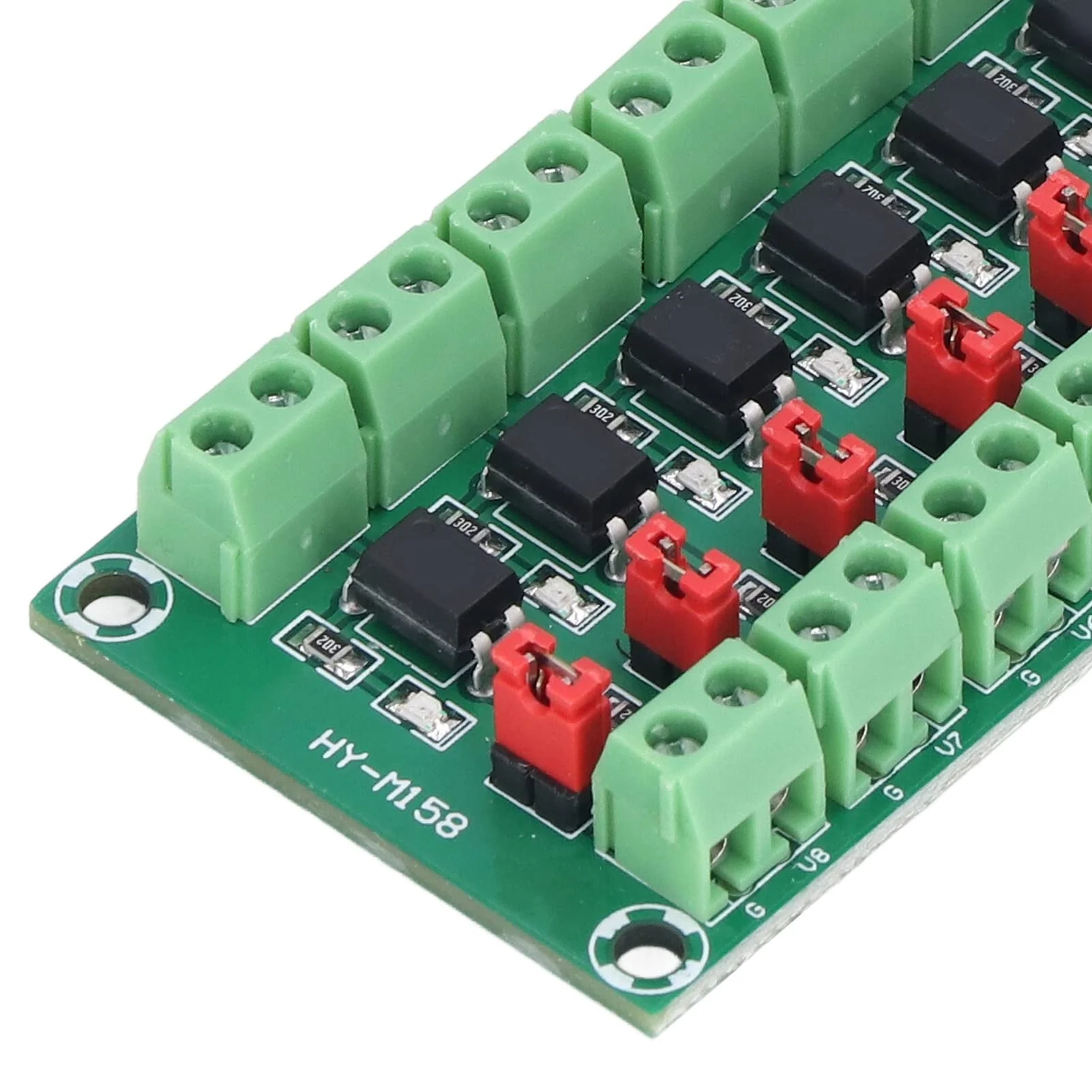 Optocoupler Insulation Board 3.6-30V Optocoupler Isolation Module 8 Channel Signal Converter PCB Material High Level Output - Image 8