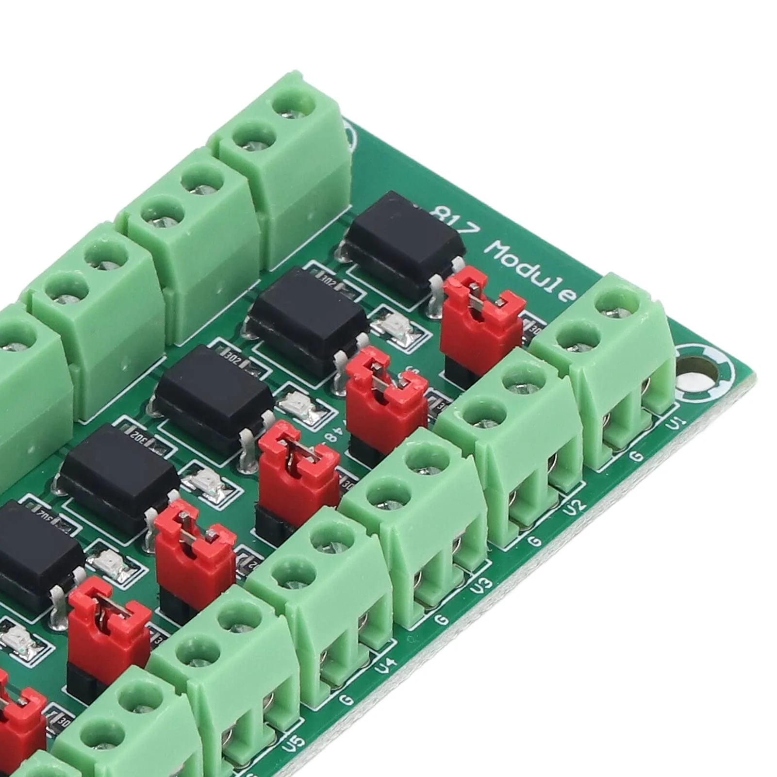 Optocoupler Insulation Board 3.6-30V Optocoupler Isolation Module 8 Channel Signal Converter PCB Material High Level Output - Image 9