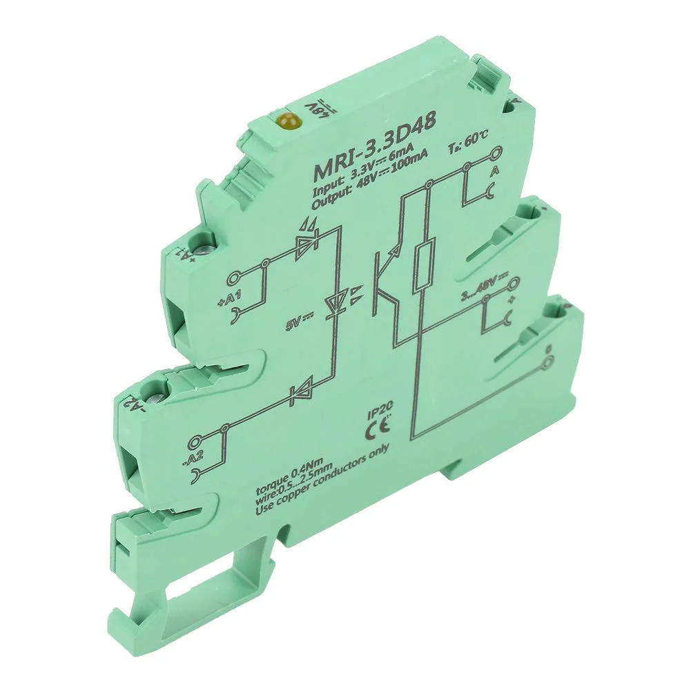 Optocoupler, PLC Relay, MRI-3.3D48 DC Separates Photoelectric Coupler Separating PLC Relay Module Input 3.3VDC Output 3-48VDC - Image 5