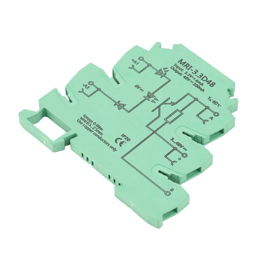 Optocoupler, PLC Relay, MRI-3.3D48 DC Separates Photoelectric Coupler Separating PLC Relay Module Input 3.3VDC Output 3-48VDC - Image 6