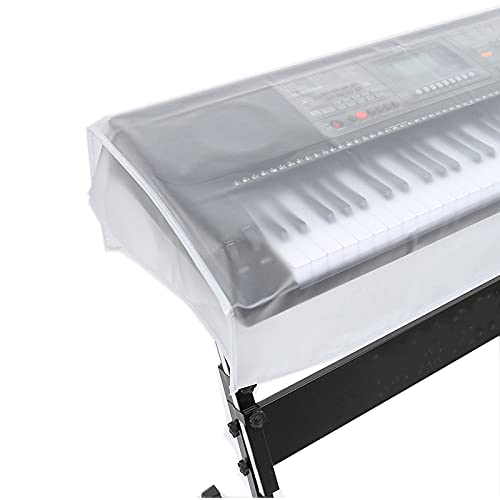OriGlam Piano Keyboard Dust Cover, Transparent, Waterproof, Fits 61/76/88 Keys - Image 3