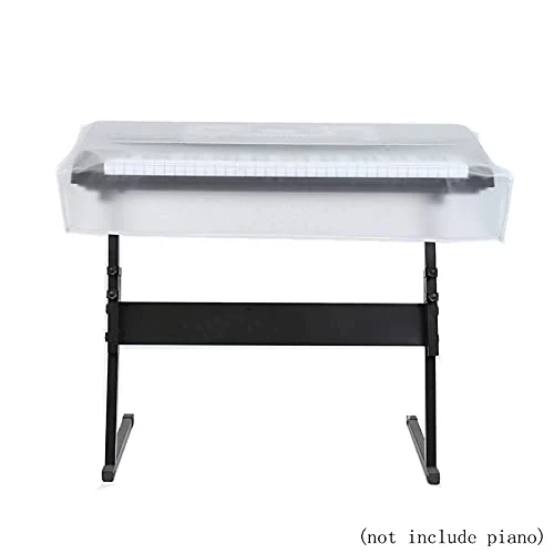 OriGlam Piano Keyboard Dust Cover, Transparent, Waterproof, Fits 61/76/88 Keys - Image 9