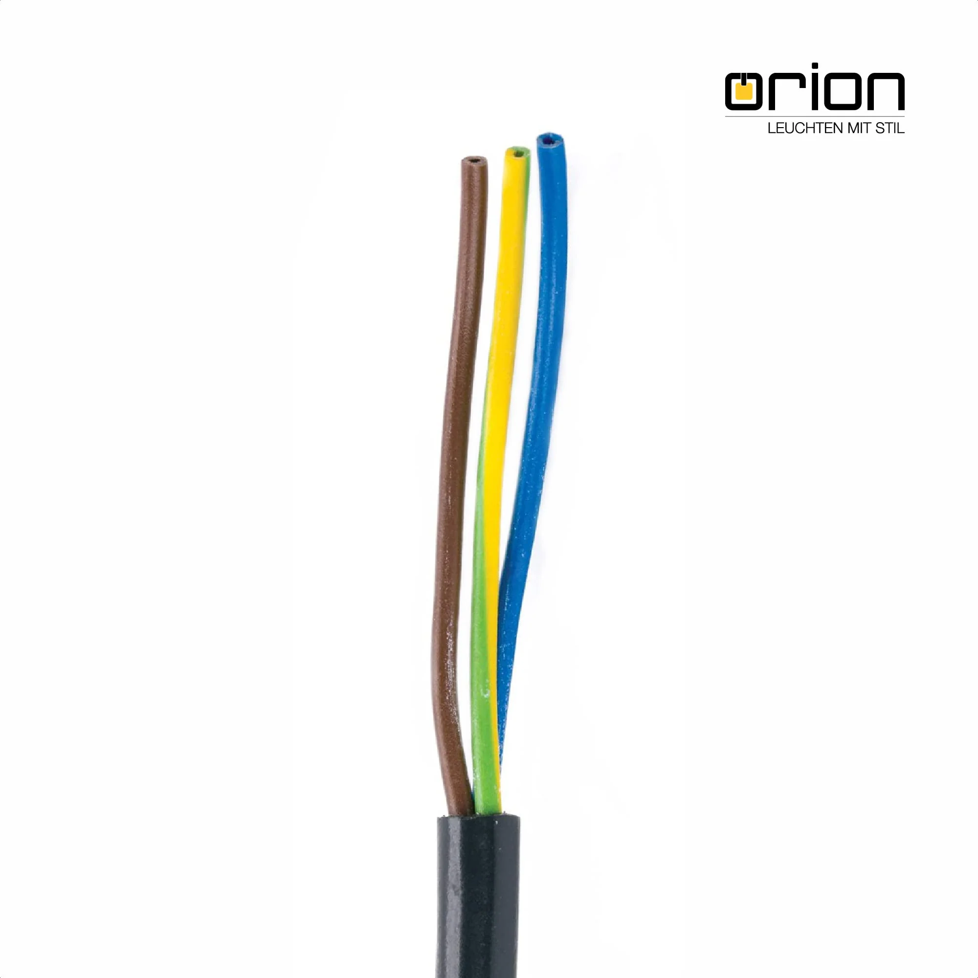 ORION LIGHTSTYLE Spiral Cable 3 Core Spiral Extension Electric Cable Light Cable Lamp Cable Black - Image 3