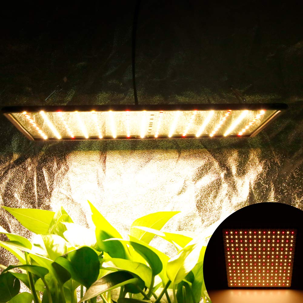 OROMYO Plant Lamp LED Full Spectrum 225 LEDs 1000 W Plant Lamp Cultivation with 4 Hooks Plant Light Hanging LED Grow Light for Greenhouse Plants, Vegetables, Flowers (White + Red) White + Red - Image 2