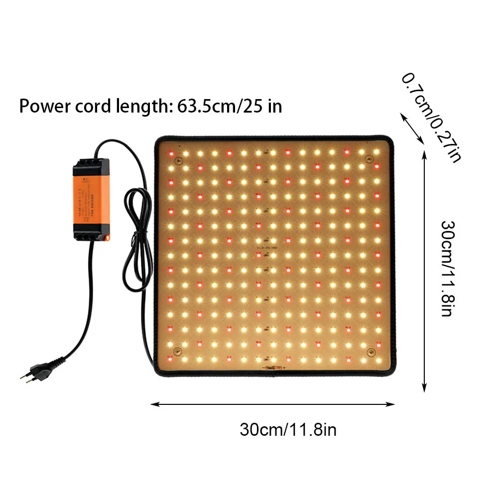 OROMYO Plant Lamp LED Full Spectrum 225 LEDs 1000 W Plant Lamp Cultivation with 4 Hooks Plant Light Hanging LED Grow Light for Greenhouse Plants, Vegetables, Flowers (White + Red) White + Red - Image 6