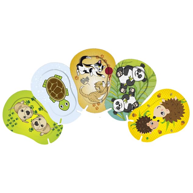 Ortopad® Bamboo Fun Pack Eye Patches, 50/Box (Medium Size, 2-4 yrs) Hedgehog Pack - Image 2