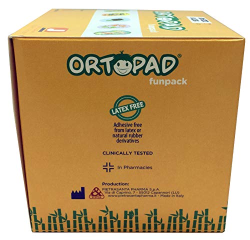 Ortopad® Bamboo Fun Pack Eye Patches, 50/Box (Medium Size, 2-4 yrs) Hedgehog Pack - Image 3