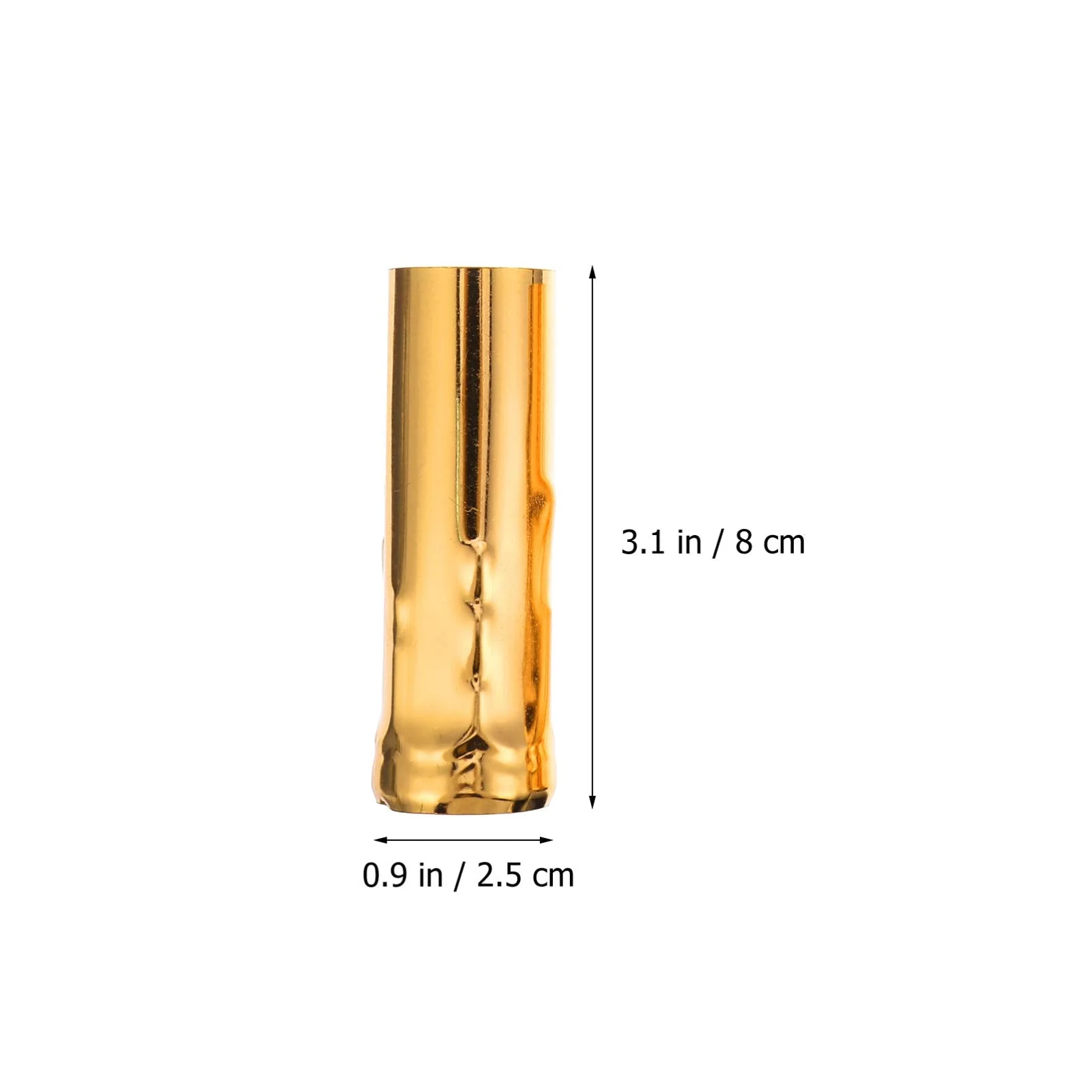 OSALADI Pack of 6 E14 Candle Holder Sleeves Iron Candle Lamp Holder Cover Metal Chandelier Light Cover Candelabra Base Golden - Image 6
