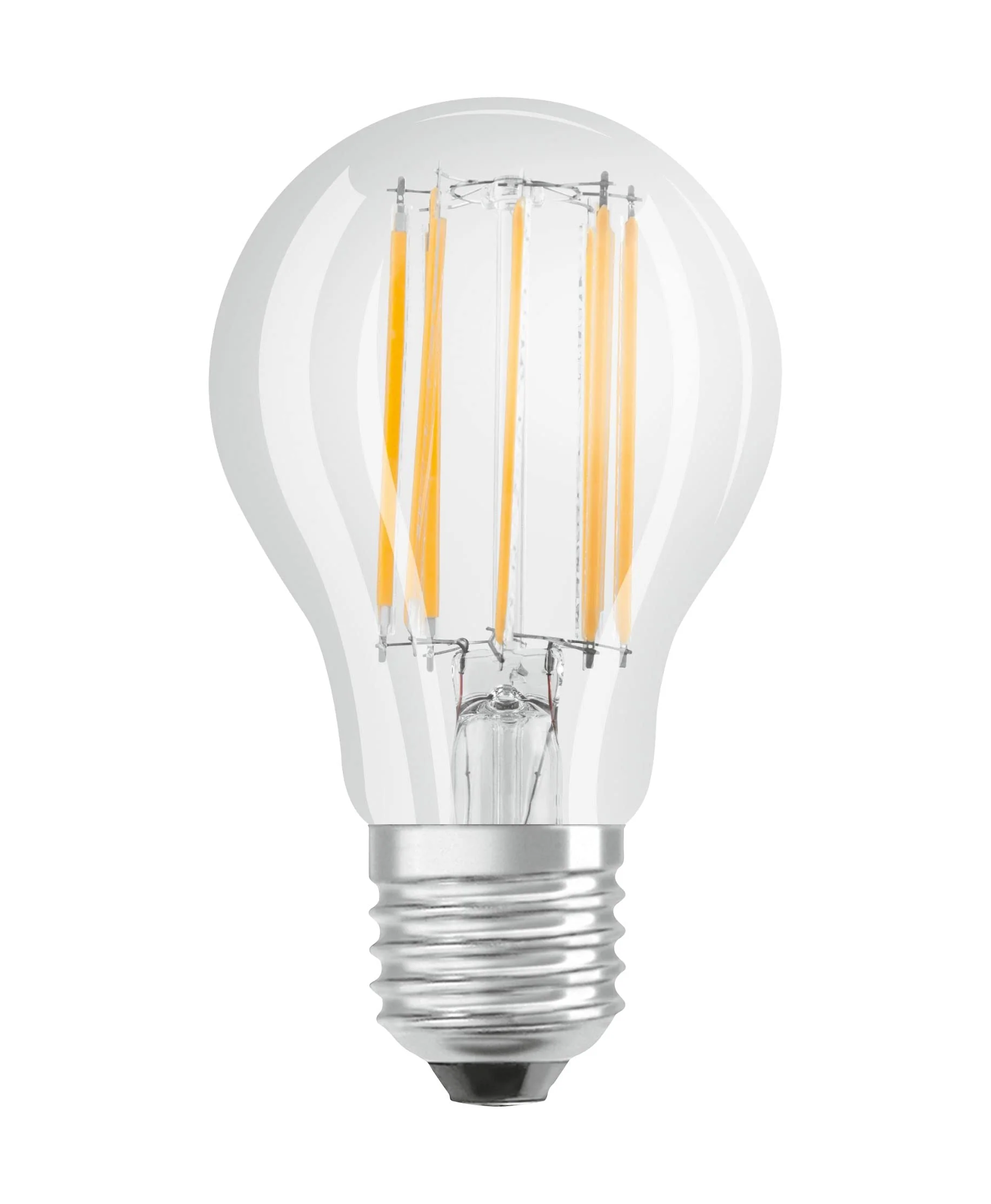 Osram LED Base Classic A100, Clear Filament LED Glass Bulbs for E27 Socket, Pear Shape, Warm White (2700K), 1521 Lumens, Replacement for Conventional 100W Incandescent Bulbs, Box of 3 2700k Warm White 10.5 x 6 x 6 cm - Image 3