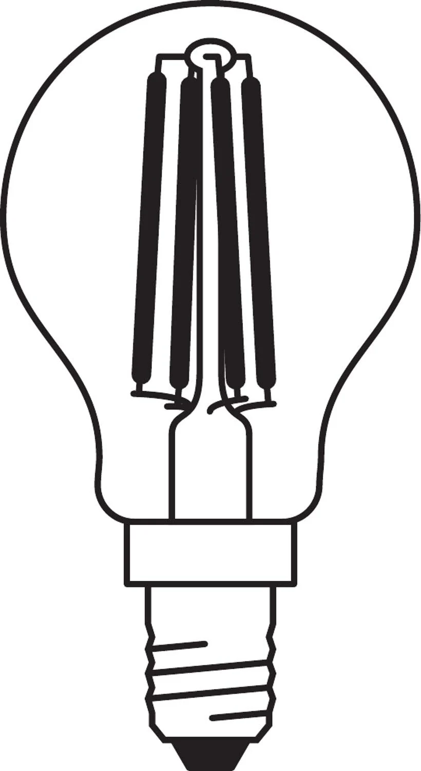 Osram LED light bulb 2700k Warm White 5 Pack 40W Tear Drop - Image 4