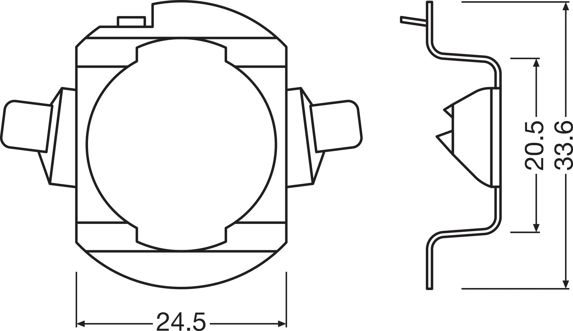 OSRAM LEDriving Adaptor for Night Breaker H7 LED; 64210DA06; Lamp Holder - Image 5