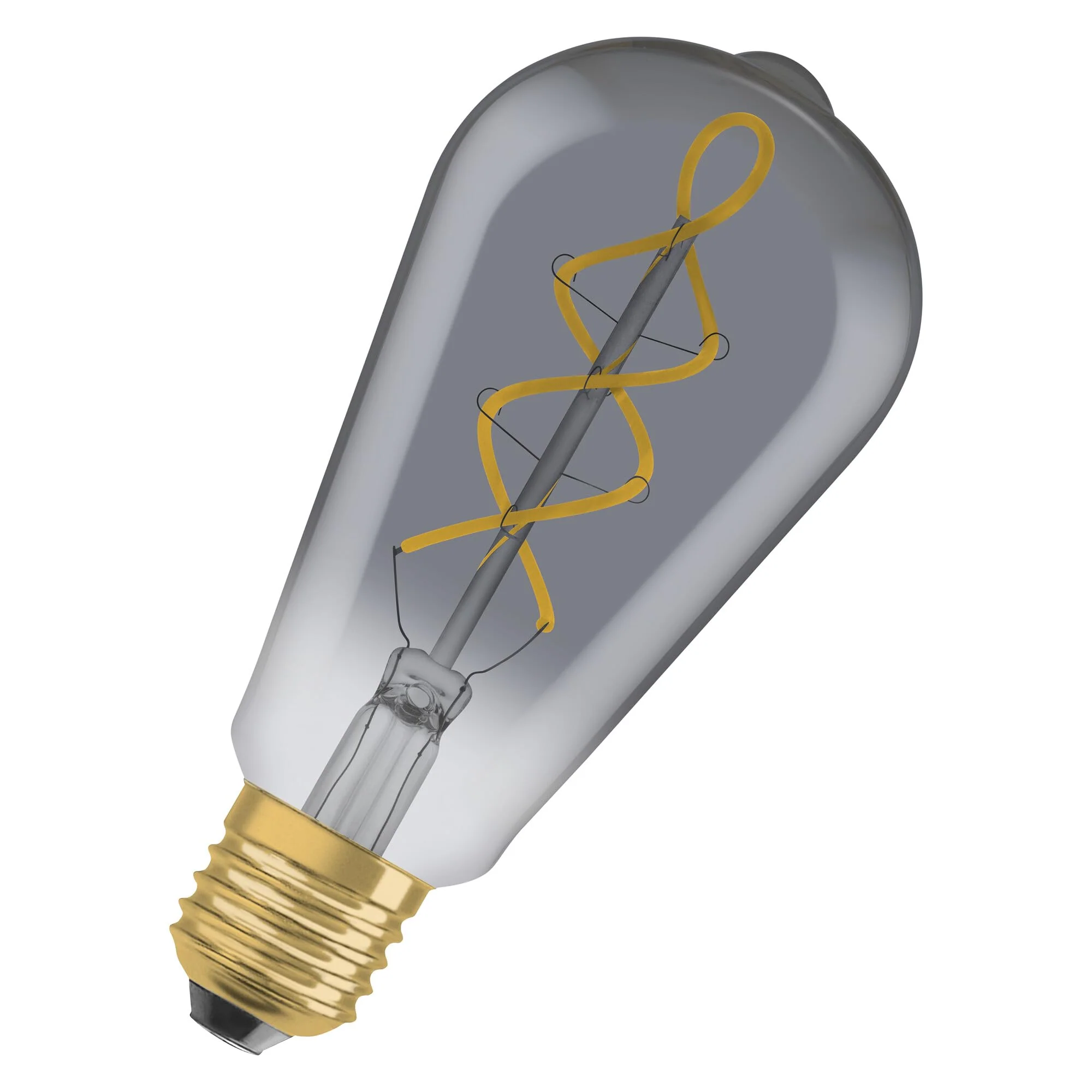 Osram Vintage Edition 15 Watts Replacement E27 ST64 Shape 1800 Kelvin Warm Comfort Light Clear Glass Single Pack Edison-Form Not dimmable Smoked glass - Image 4