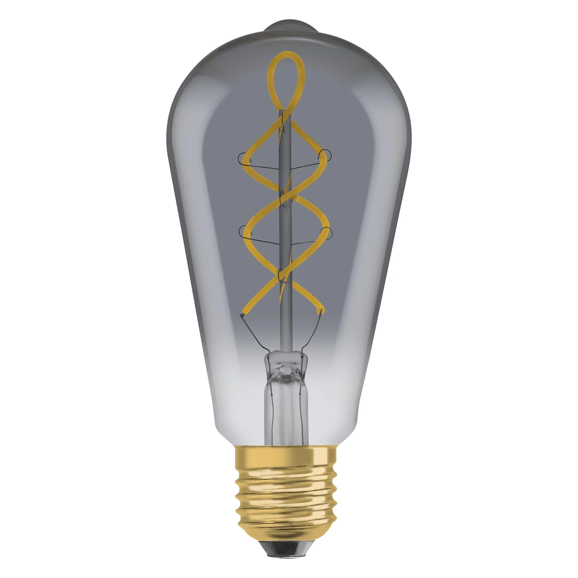 Osram Vintage Edition 15 Watts Replacement E27 ST64 Shape 1800 Kelvin Warm Comfort Light Clear Glass Single Pack Edison-Form Not dimmable Smoked glass - Image 5