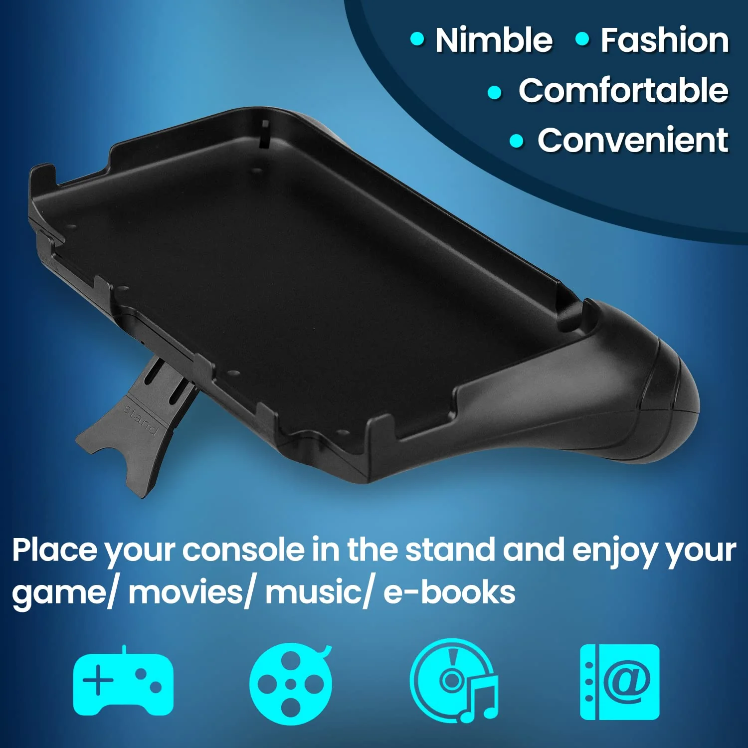 OSTENT Durable Flexible Joypad Bracket Holder Hand Handle Grip for Nintendo 3DS LL/XL - Image 3