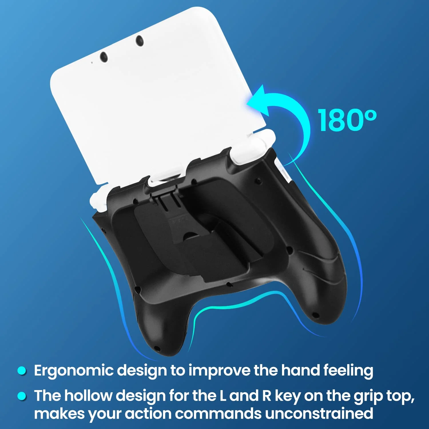 OSTENT Durable Flexible Joypad Bracket Holder Hand Handle Grip for Nintendo 3DS LL/XL - Image 5