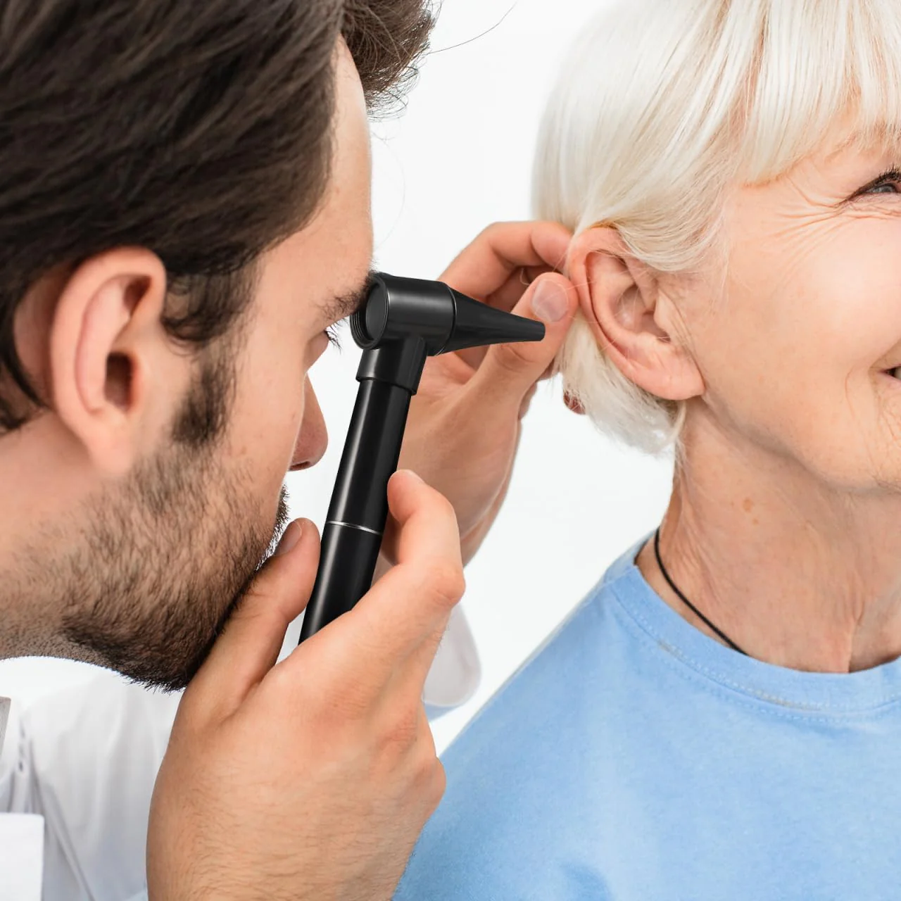 Otoscope Medical Diagnostic Tool Clinical Magnification Lens Eye Care Ear Care Set - Image 7