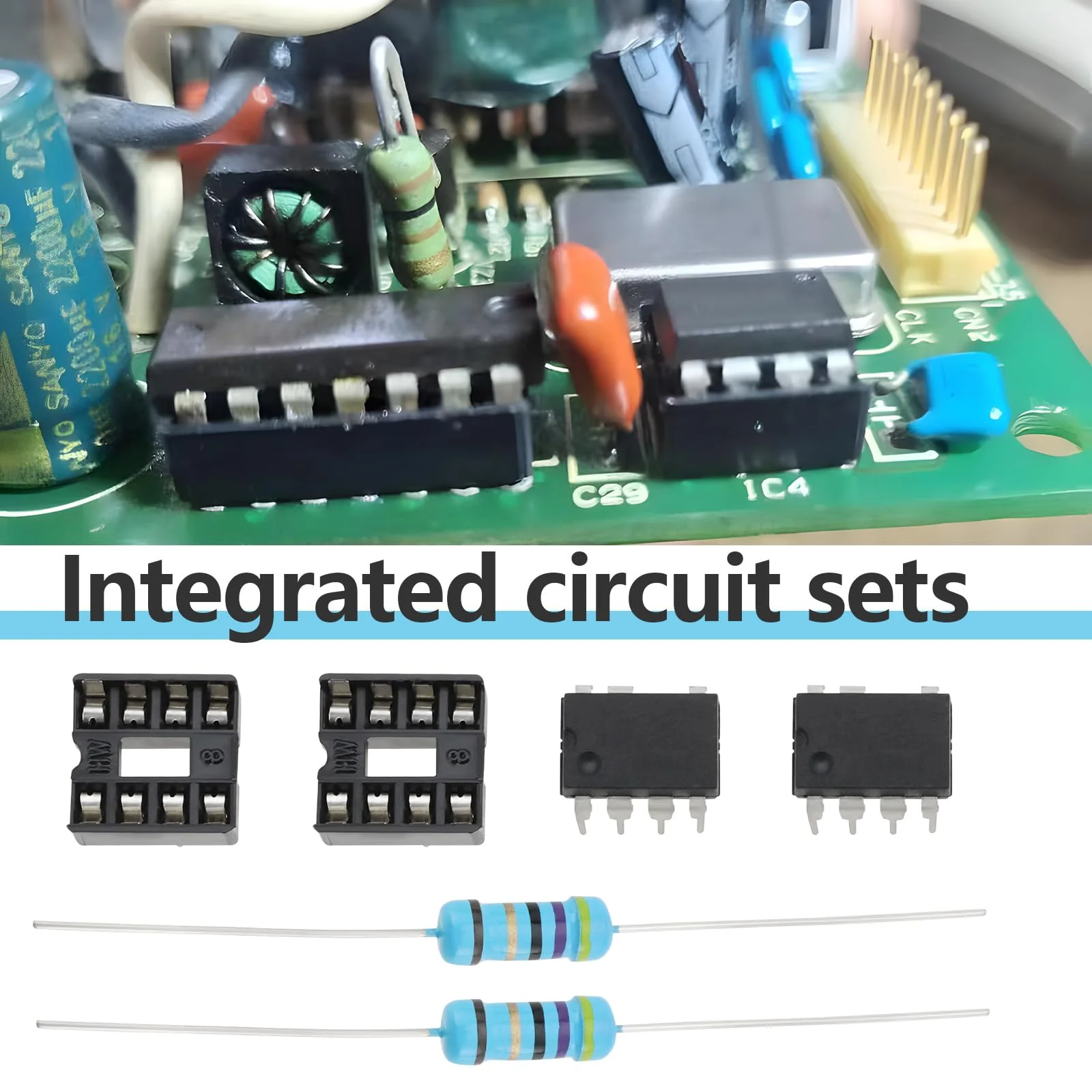 OTOTEC 2 Sets 7 Pin TNY266PN Chip / 47 Ohm Resistor 3 Watt/Socket 2 Each For Repairing Dishwashers, Washing Machines And Tumble Dryers - Image 2
