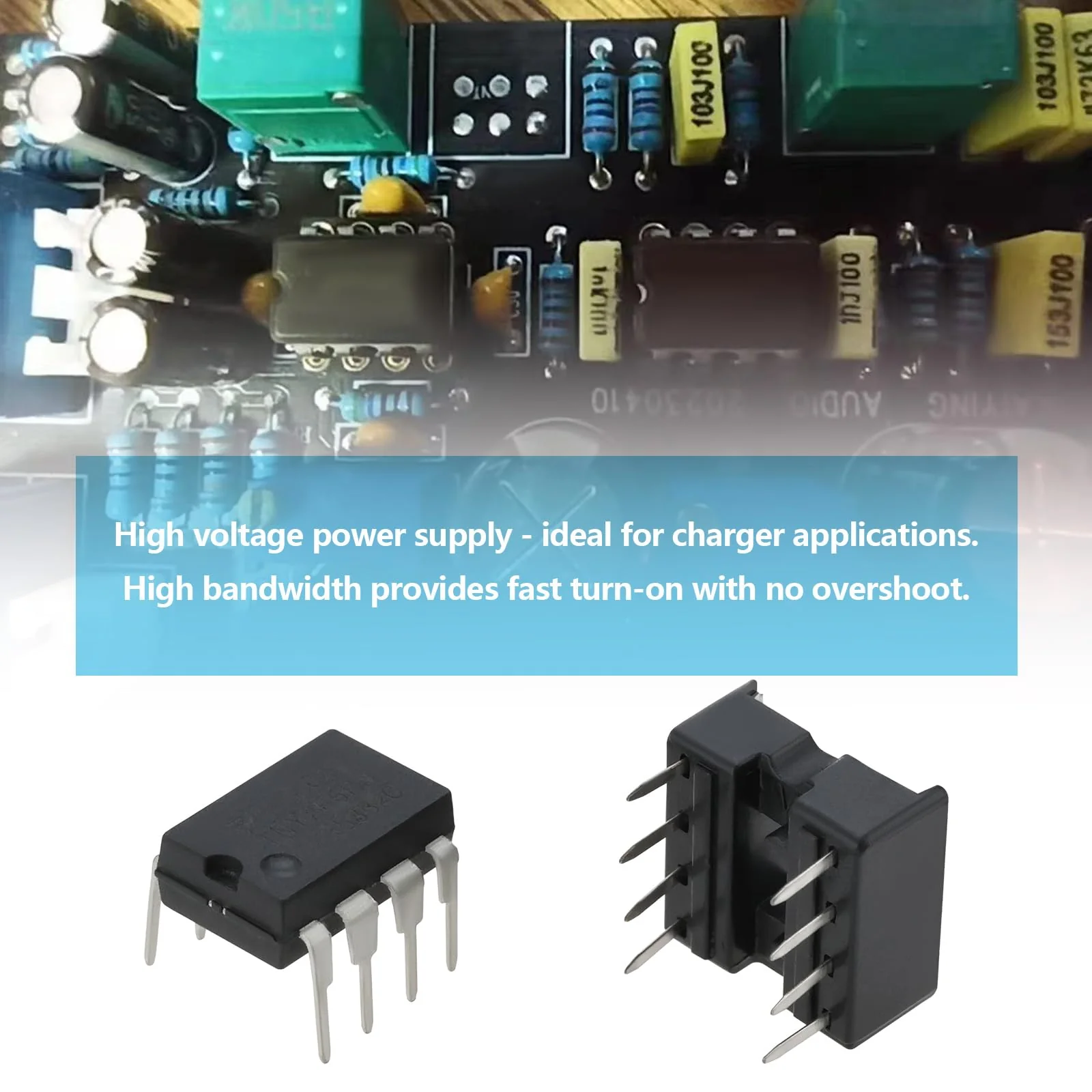 OTOTEC 2 Sets 7 Pin TNY266PN Chip / 47 Ohm Resistor 3 Watt/Socket 2 Each For Repairing Dishwashers, Washing Machines And Tumble Dryers - Image 3