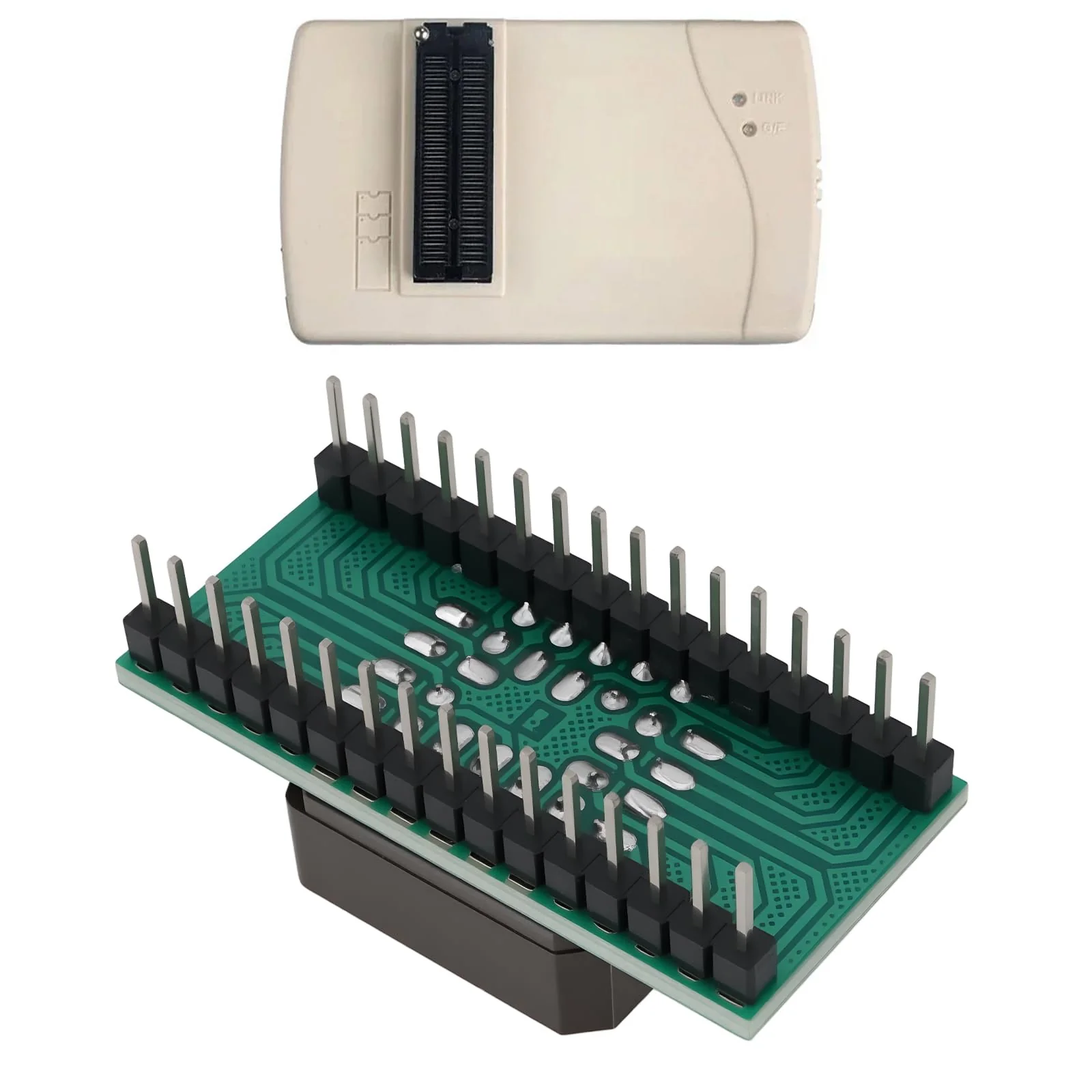 OTOTEC 4 Stück PLCC32 auf DIP32 Programmierer-IC-Adaptersockel Kompatibel mit Willem Kompatibel mit Xeltek für TL866 II Plus - Image 3