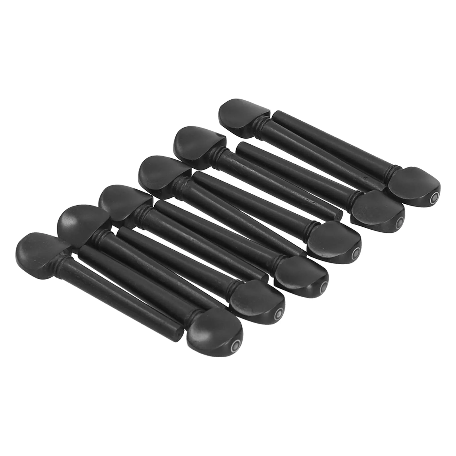 Oud Ebony Pegs, 12Pcs 8.7cm Wooden Tuning Replacement Ebony Pegs with Fisheye for Oud - Image 5