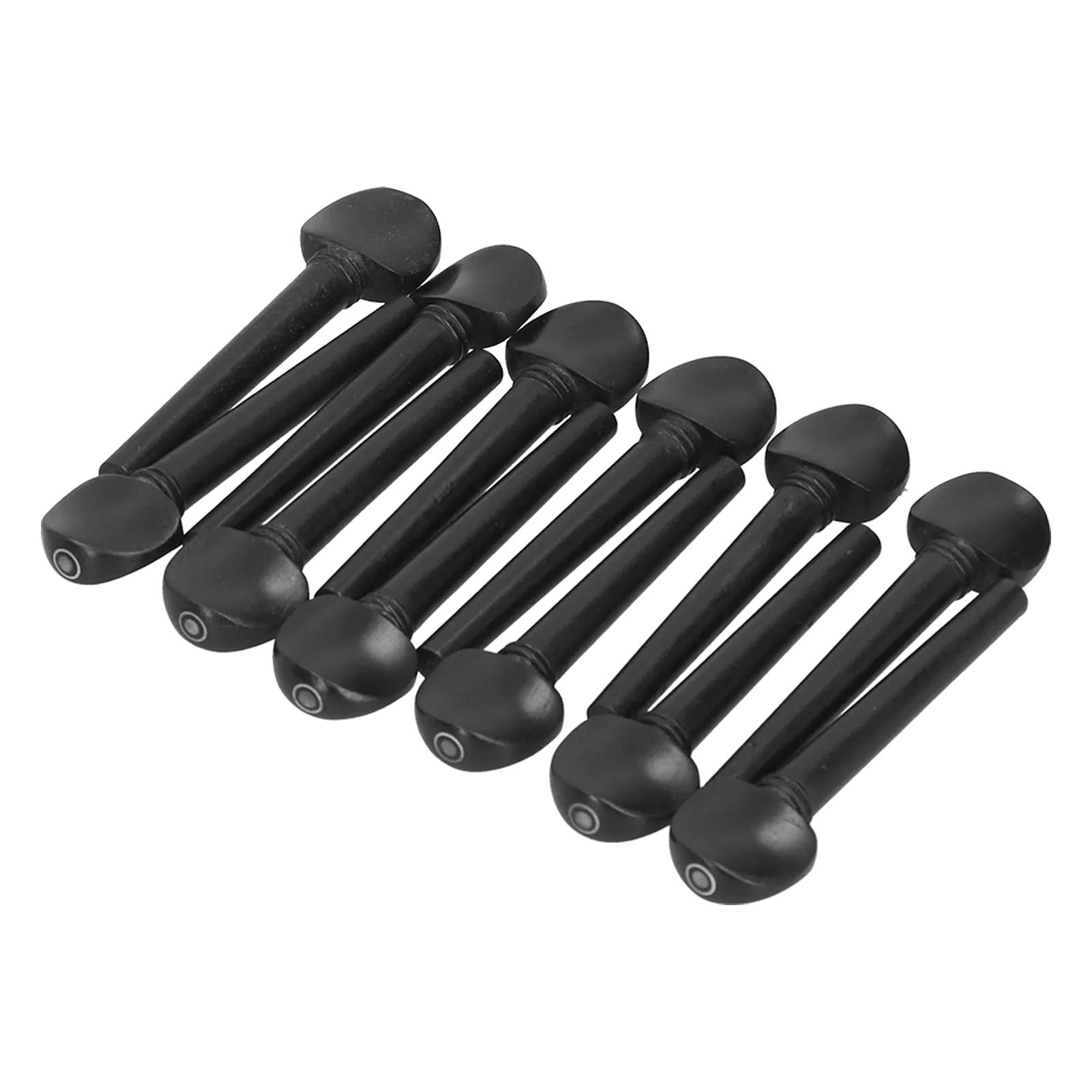 Oud Ebony Pegs, 12Pcs 8.7cm Wooden Tuning Replacement Ebony Pegs with Fisheye for Oud - Image 6